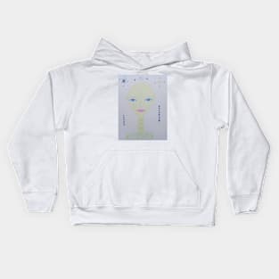 Sarah Unique Portrait Art Kids Hoodie